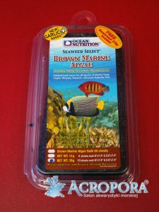 Ocean nutrition - Brązowe morskie algi 30g z czosnkiem i klipsem